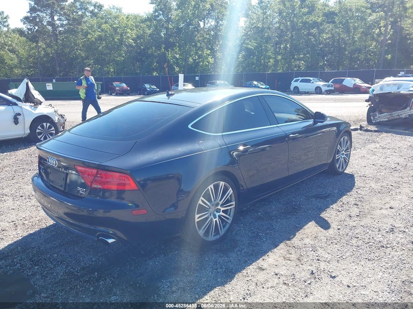 2013 Audi A7 VIN WAUYGAFC7DN008351 IAAI salvage auction — FRONT END, Salvage Title, sold $500 on 2026-07-29 (photo 4)