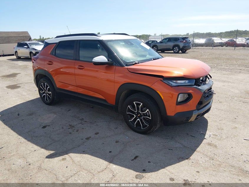 2023 Chevrolet Trailblazer VIN KL79MSSL2PB131294 IAAI salvage auction — FRONT END, Salvage Title, sold $6,900 on 2026-08-02 (photo 1)