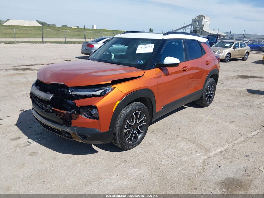 2023 Chevrolet Trailblazer VIN KL79MSSL2PB131294 IAAI salvage auction — FRONT END, Salvage Title, sold $6,900 on 2026-08-02 (photo 2)