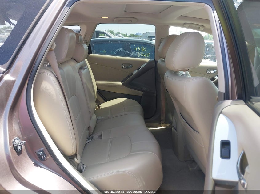 2011 Nissan Murano VIN JN8AZ1MU5BW064181 IAAI salvage auction — FRONT & REAR, Salvage (West Virginia), sold $400 on 2026-07-28 (photo 8)