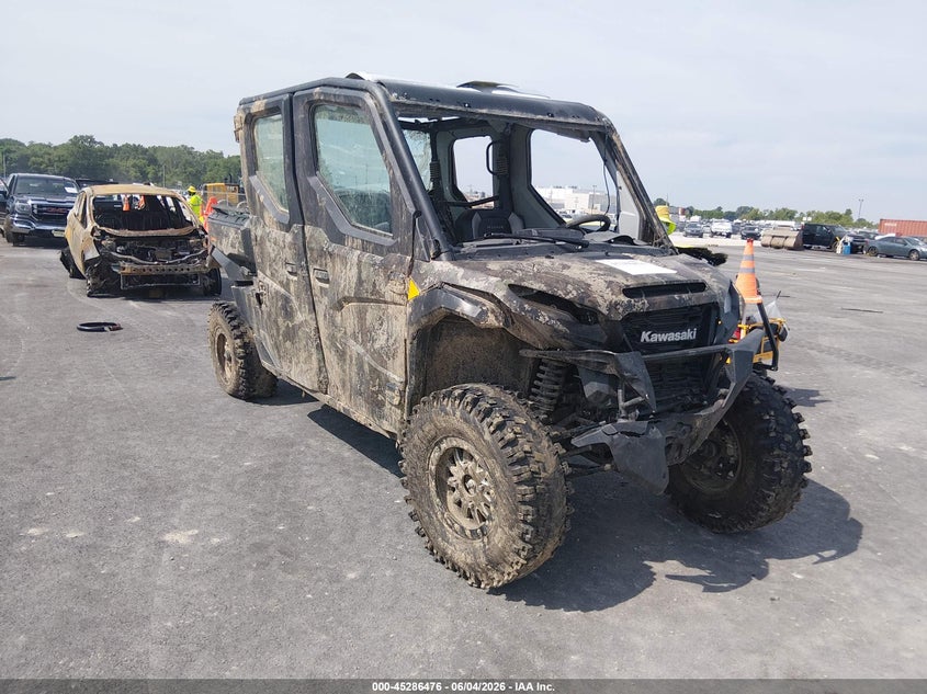 2025 Kawasaki VIN JKAWTCC18SB500190 IAAI salvage auction — ROLLOVER, Bill Of Sale (Missouri), sold $2,200 on 2026-07-07 (photo 1)