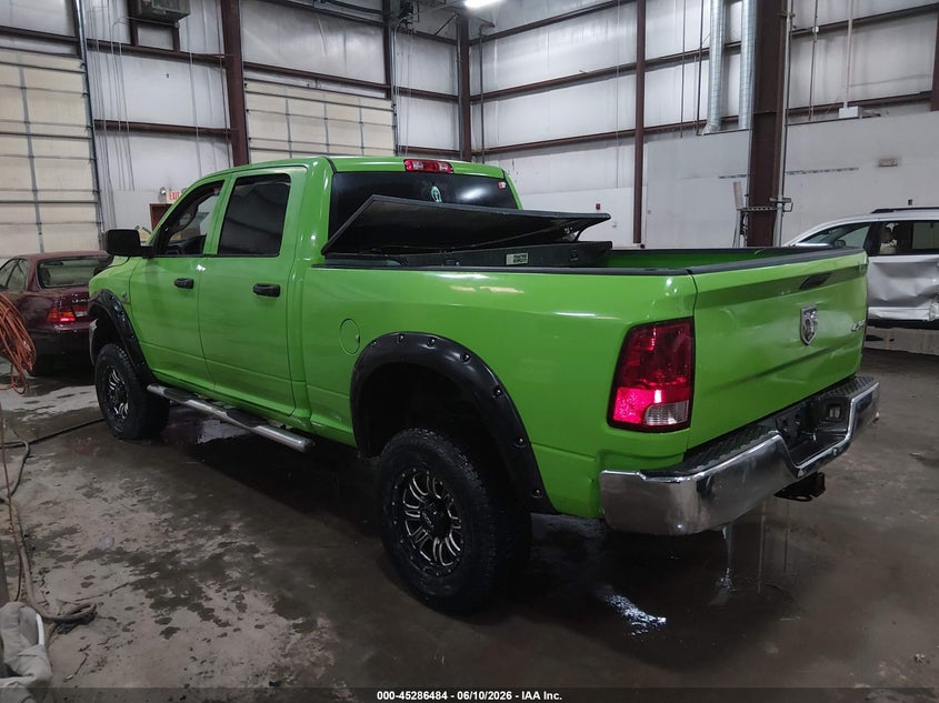 2013 Ram 2500 VIN 3C6UR5CL0DG611990 IAAI salvage auction — RIGHT FRONT, Salvage Title, sold $13,600 on 2026-08-21 (photo 3)