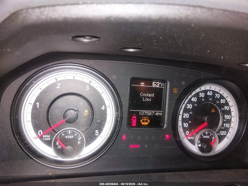 2013 Ram 2500 VIN 3C6UR5CL0DG611990 IAAI salvage auction — RIGHT FRONT, Salvage Title, sold $13,600 on 2026-08-21 (photo 7)