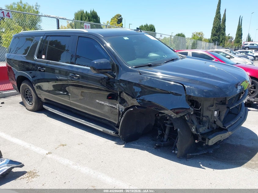 2023 Chevrolet Suburban VIN 1GNSCBKD4PR163257 IAAI salvage auction — RIGHT FRONT, Salvage (California), sold $7,750 on 2026-07-30 (photo 1)