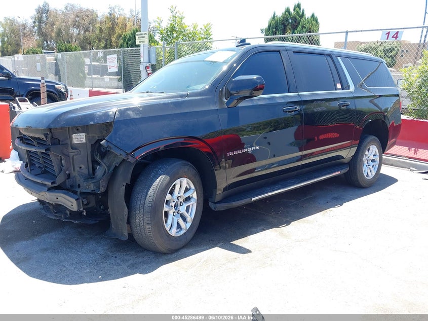 2023 Chevrolet Suburban VIN 1GNSCBKD4PR163257 IAAI salvage auction — RIGHT FRONT, Salvage (California), sold $7,750 on 2026-07-30 (photo 2)