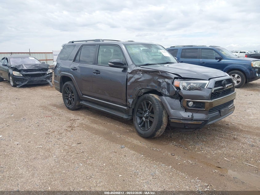 2019 Toyota 4runner VIN JTEBU5JR9K5693336 IAAI salvage auction — SIDE, Original (Texas), sold $18,000 on 2026-07-23 (photo 1)