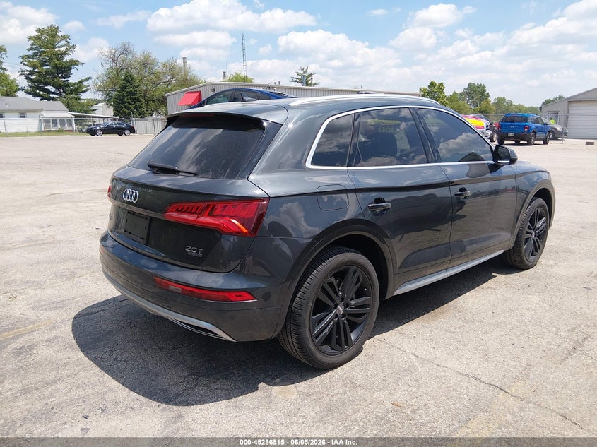 2018 Audi Q5 VIN WA1BNAFY4J2142610 IAAI salvage auction — FRONT END, Salvage (Ohio), sold $10,100 on 2026-07-14 (photo 4)