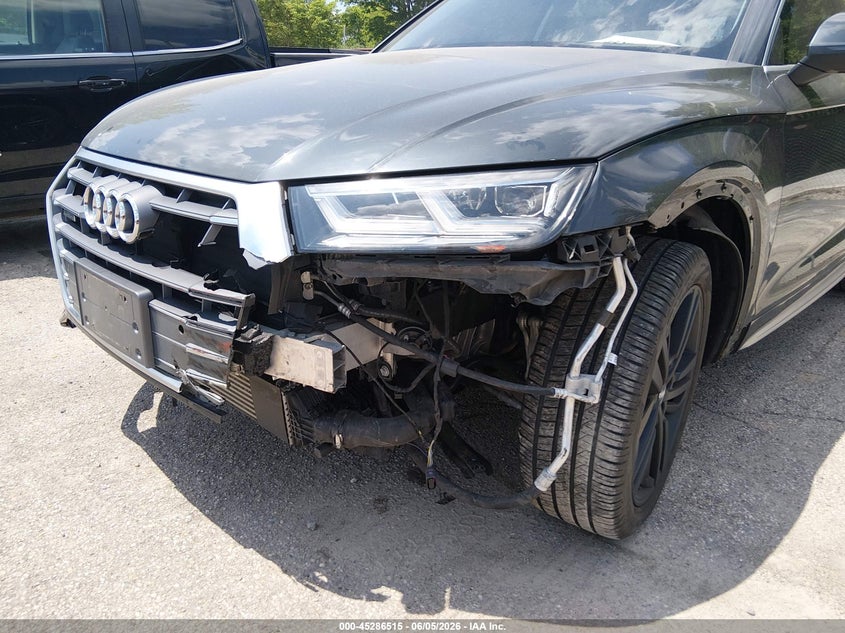 2018 Audi Q5 VIN WA1BNAFY4J2142610 IAAI salvage auction — FRONT END, Salvage (Ohio), sold $10,100 on 2026-07-14 (photo 6)