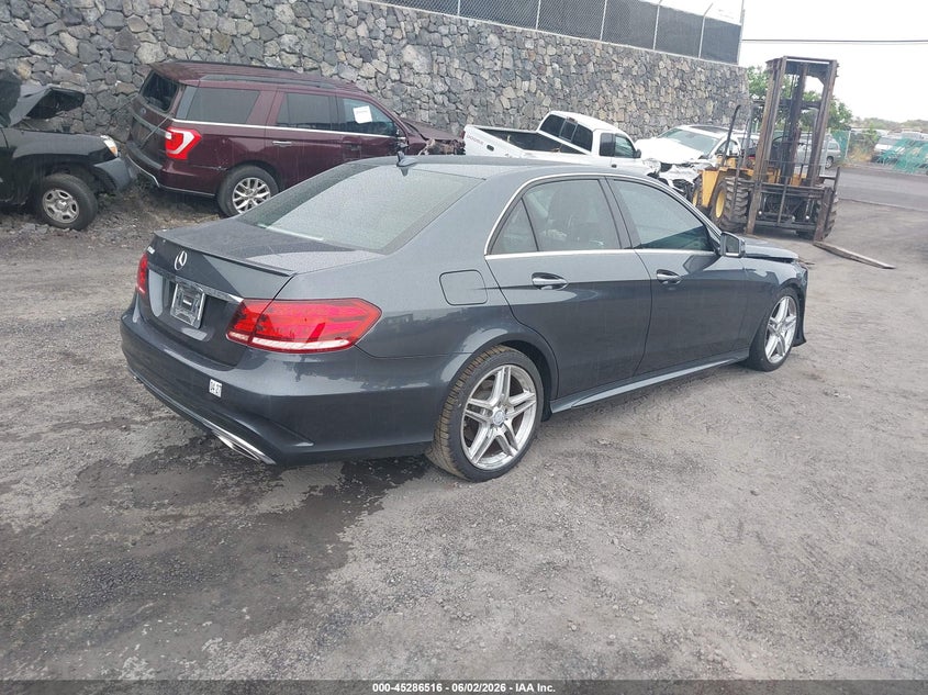 2014 Mercedes-benz E-klasse VIN WDDHF5KB5EA871061 IAAI salvage auction — FRONT END, Clear (Hawaii), sold $225 on 2026-07-28 (photo 4)