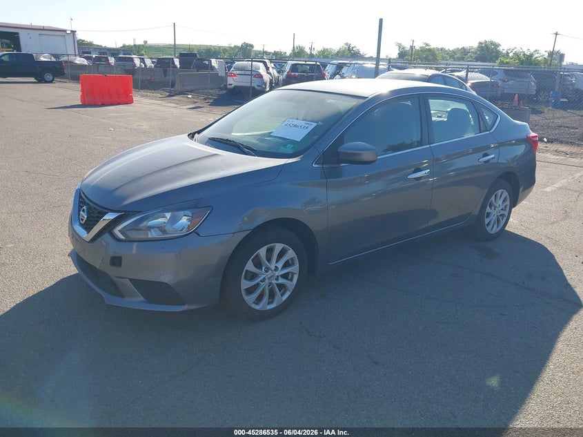 2018 Nissan Sentra VIN 3N1AB7AP5JY285758 IAAI salvage auction — TRANSMISSION, Clear (New Jersey), sold $625 on 2026-07-09 (photo 2)
