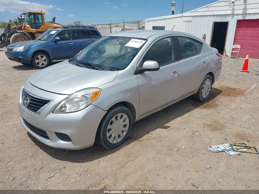 2012 Nissan Versa VIN 3N1CN7AP8CL907107 IAAI salvage auction — NORMAL WEAR, Salvage Title, sold $175 on 2026-07-22 (photo 2)