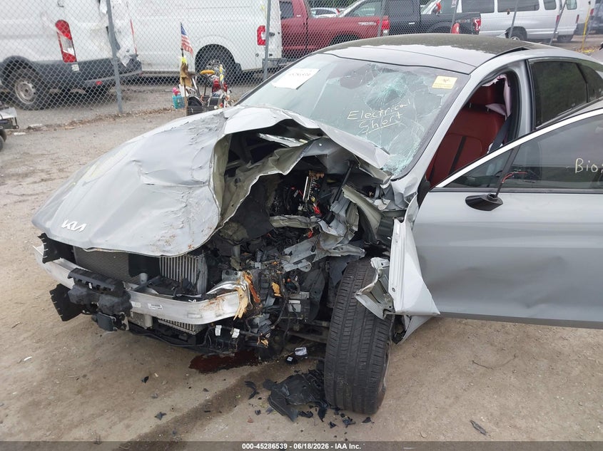 2023 Kia K5 VIN 5XXG64J21PG222267 IAAI salvage auction — FRONT END, Salvage - Greater Than 75% (Maryland), sold $550 on 2026-07-28 (photo 6)