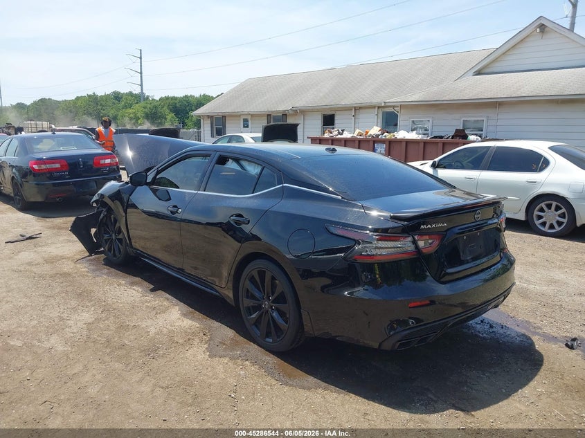 2023 Nissan Maxima VIN 1N4AA6EV0PC513563 IAAI salvage auction — FRONT END, Salvage - Greater Than 75% (Maryland), sold $8,475 on 2026-08-05 (photo 3)