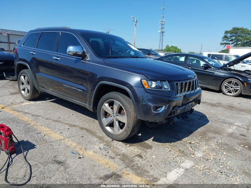 2014 Jeep Grand cherokee VIN 1C4RJFBGXEC400042 IAAI salvage auction — FRONT END, Salvage (Georgia), sold $1,950 on 2026-07-26 (photo 1)