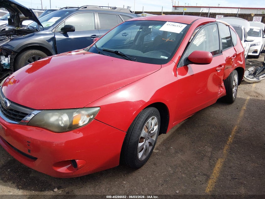 2009 Subaru Impreza VIN JF1GH61689H803768 IAAI salvage auction — LEFT SIDE, Salvage (Colorado), sold $700 on 2026-07-14 (photo 2)
