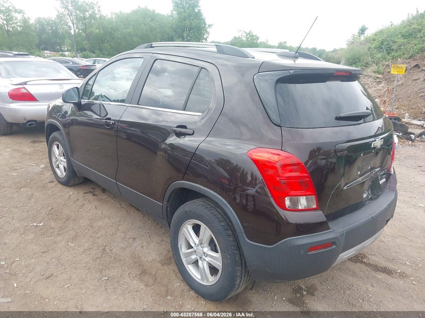 2015 Chevrolet Trax VIN KL7CJRSB5FB255413 IAAI salvage auction — REAR END, Salvage Title, sold $25 on 2026-07-29 (photo 3)
