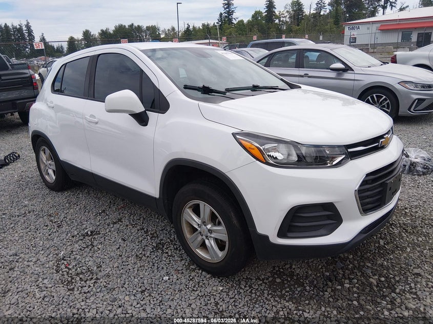 2017 Chevrolet Trax VIN KL7CJNSBXHB237582 IAAI salvage auction — LEFT REAR, Salvage Title, sold $1,525 on 2026-07-08 (photo 1)