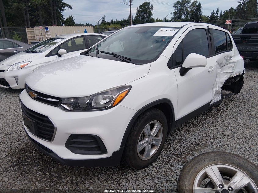 2017 Chevrolet Trax VIN KL7CJNSBXHB237582 IAAI salvage auction — LEFT REAR, Salvage Title, sold $1,525 on 2026-07-08 (photo 2)