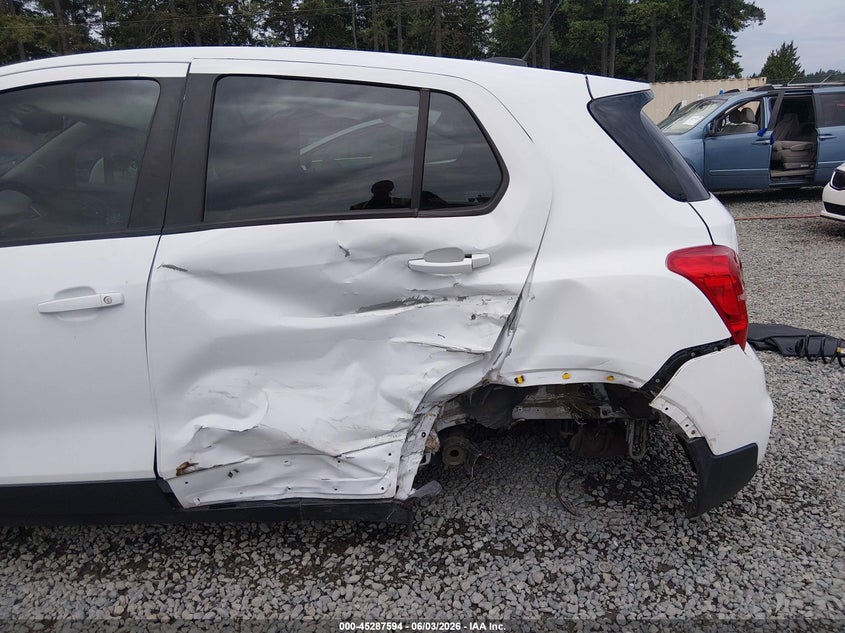 2017 Chevrolet Trax VIN KL7CJNSBXHB237582 IAAI salvage auction — LEFT REAR, Salvage Title, sold $1,525 on 2026-07-08 (photo 6)