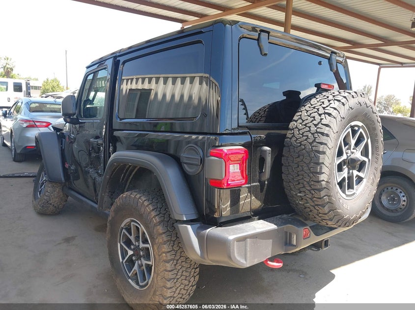 2025 Jeep Wrangler / VIN 1C4PJXCGXSW521076 IAAI salvage auction — FRONT END, Salvage (California), sold $9,000 on 2026-07-28 (photo 3)