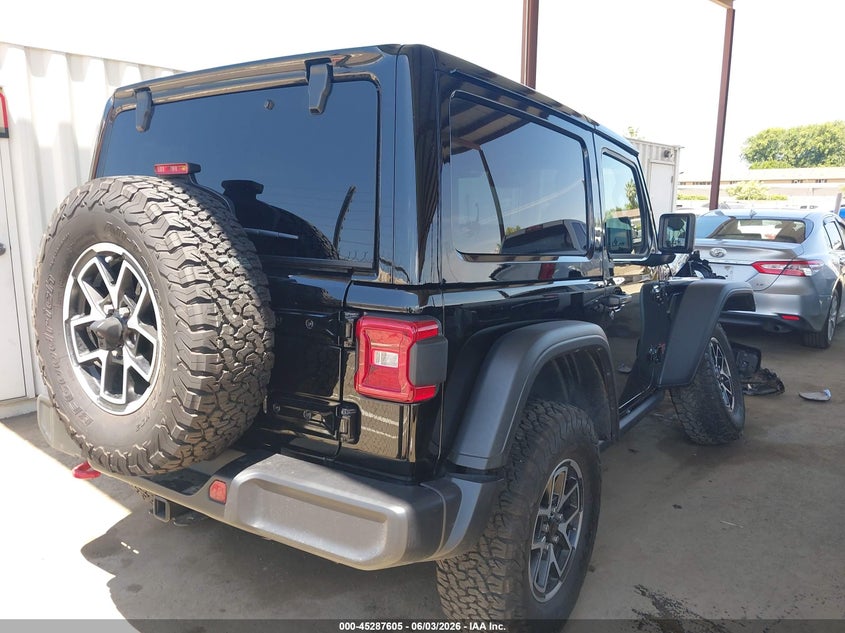 2025 Jeep Wrangler / VIN 1C4PJXCGXSW521076 IAAI salvage auction — FRONT END, Salvage (California), sold $9,000 on 2026-07-28 (photo 4)