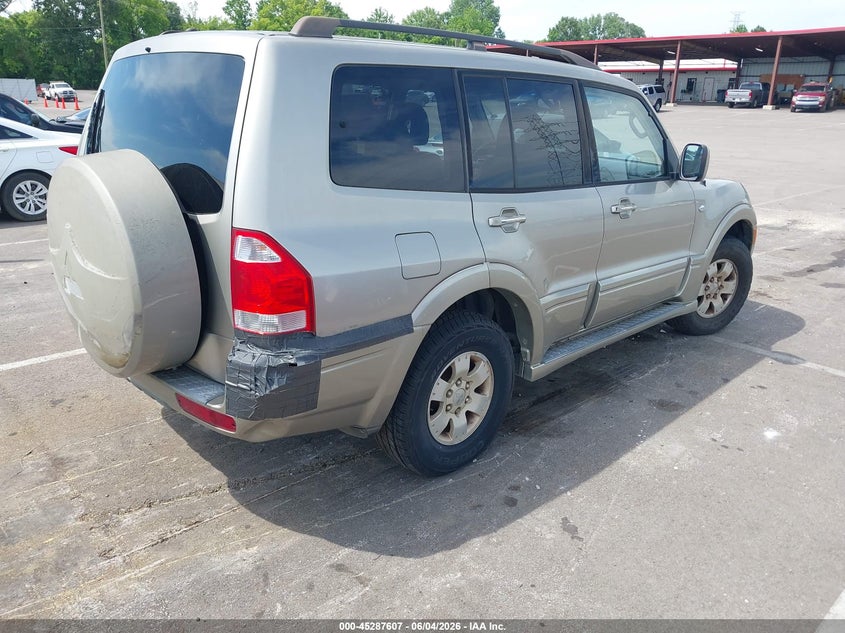 2003 Mitsubishi Montero VIN JA4NW51S33J037585 IAAI salvage auction — NORMAL WEAR, Clear (Tennessee), sold $500 on 2026-07-28 (photo 4)