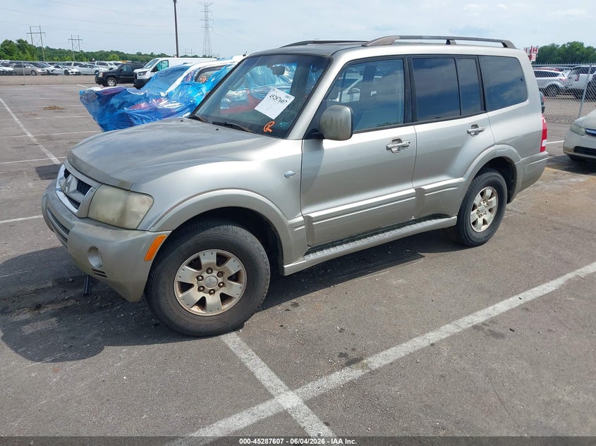 2003 Mitsubishi Montero VIN JA4NW51S33J037585 IAAI salvage auction — NORMAL WEAR, Clear (Tennessee), sold $500 on 2026-07-28 (photo 2)