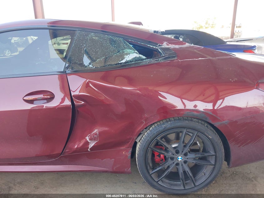 2024 BMW 4er VIN WBA53AP02RCS01870 IAAI salvage auction — LEFT REAR, Salvage Title, sold $19,400 on 2026-08-05 (photo 6)