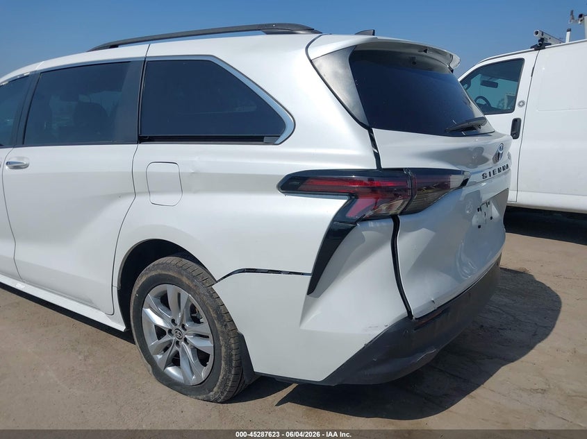 2023 Toyota Sienna VIN 5TDJRKEC7PS165818 IAAI salvage auction — LEFT REAR, Salvage Title, sold $17,100 on 2026-07-15 (photo 6)