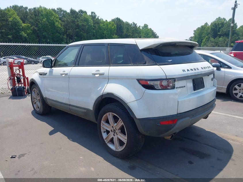 2012 Land rover Range rover evoque VIN SALVR2BG3CH630093 IAAI salvage auction — NORMAL WEAR, Salvage Title, sold $900 on 2026-07-08 (photo 3)