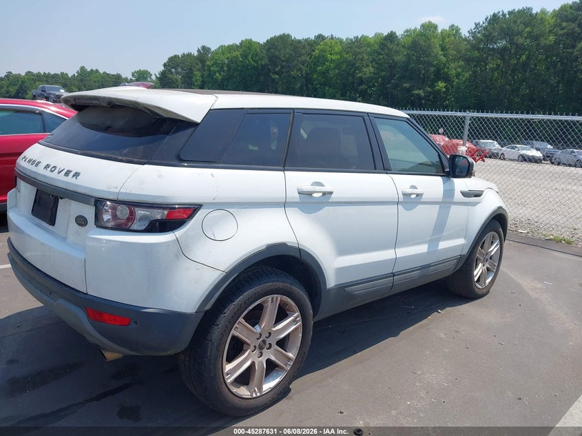 2012 Land rover Range rover evoque VIN SALVR2BG3CH630093 IAAI salvage auction — NORMAL WEAR, Salvage Title, sold $900 on 2026-07-08 (photo 4)