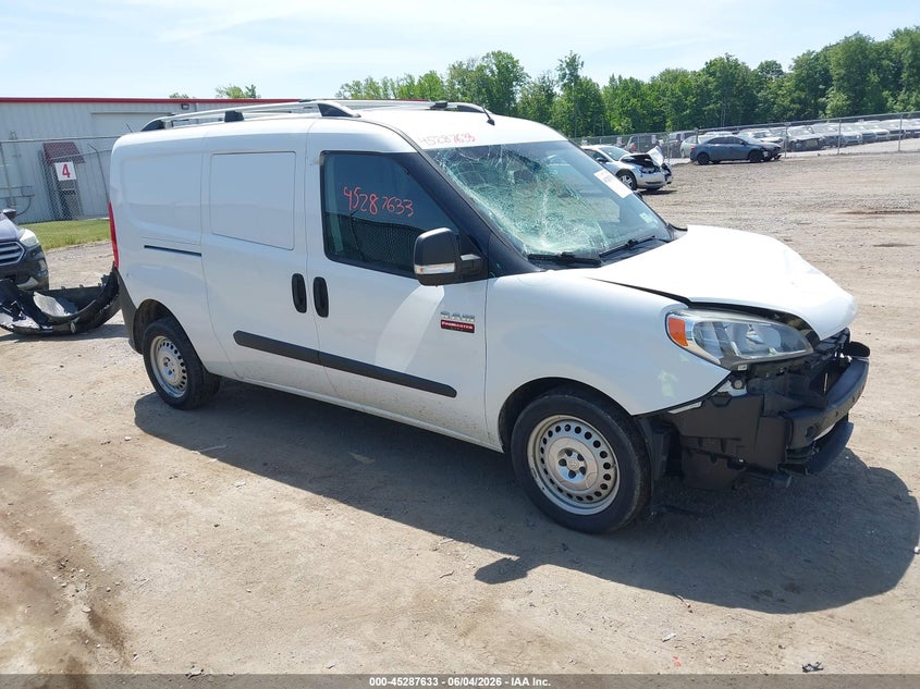 2017 Ram Promaster city VIN ZFBERFAB1H6D55465 IAAI salvage auction — FRONT END, Salvage Title, sold $2,175 on 2026-07-14 (photo 1)