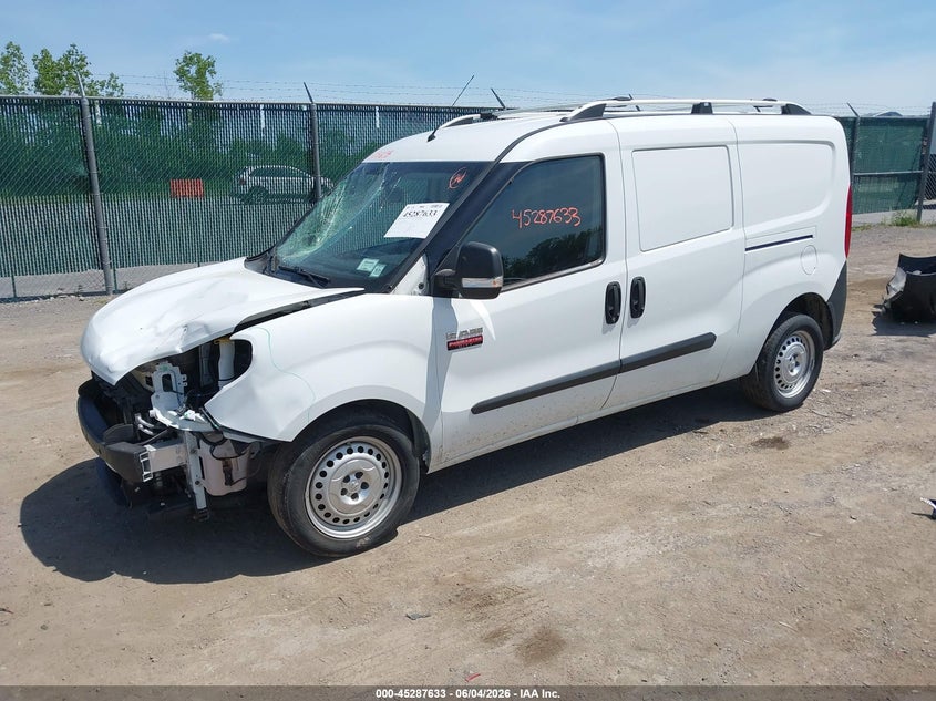 2017 Ram Promaster city VIN ZFBERFAB1H6D55465 IAAI salvage auction — FRONT END, Salvage Title, sold $2,175 on 2026-07-14 (photo 2)