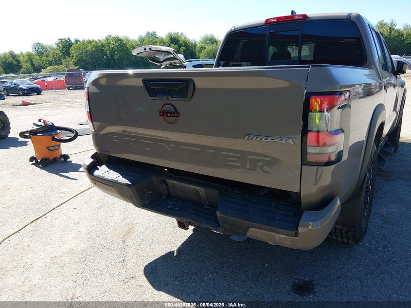2022 Nissan Navara (frontier) VIN 1N6ED1EKXNN672326 IAAI salvage auction — REAR END, Salvage Title, sold $12,400 on 2026-07-09 (photo 6)