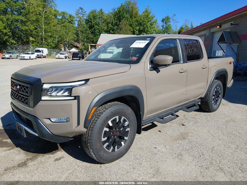 2022 Nissan Navara (frontier) VIN 1N6ED1EKXNN672326 IAAI salvage auction — REAR END, Salvage Title, sold $12,400 on 2026-07-09 (photo 2)