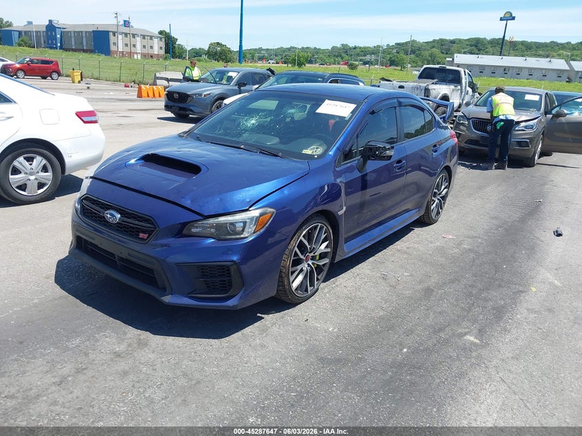 2020 Subaru Wrx sti VIN JF1VA2E6XL9821334 IAAI salvage auction — HAIL, Salvage Title, sold $9,900 on 2026-07-14 (photo 2)