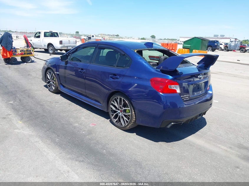 2020 Subaru Wrx sti VIN JF1VA2E6XL9821334 IAAI salvage auction — HAIL, Salvage Title, sold $9,900 on 2026-07-14 (photo 3)