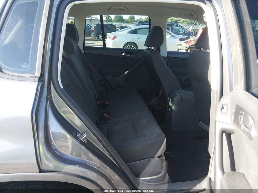 2015 Volkswagen Tiguan VIN WVGAV7AXXFW596648 IAAI salvage auction — LEFT REAR, Salvage Title, sold $1,150 on 2026-07-14 (photo 8)