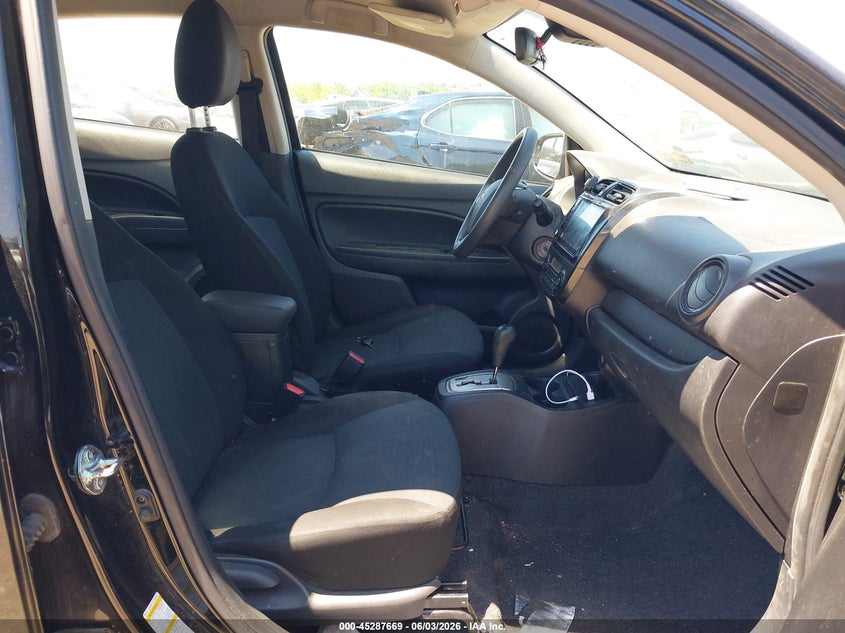 2021 Mitsubishi Mirage VIN ML32FUFJXMHF01408 IAAI salvage auction — FRONT END, Salvage Title, sold $1,750 on 2026-08-20 (photo 5)