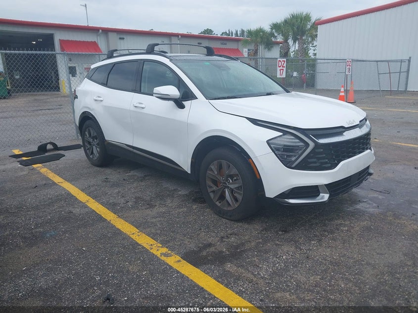 2024 Kia Sportage VIN 5XYK43DF2RG203024 IAAI salvage auction — MECHANICAL, Salvage Title, sold $8,050 on 2026-07-27 (photo 1)