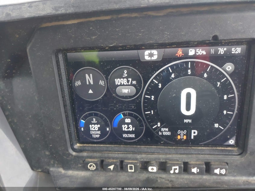 2024 Polaris Rzr VIN 3NSNMF999RF043652 IAAI salvage auction — FRONT END, Salvage Title, sold $9,750 on 2026-07-14 (photo 7)