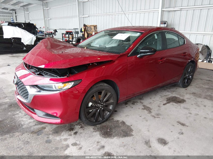 2026 Mazda 3 VIN JM1BPABL5T1876028 IAAI salvage auction — RIGHT FRONT, Salvage Title, sold $3,825 on 2026-07-16 (photo 2)
