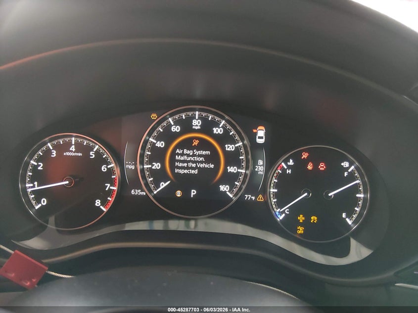 2026 Mazda 3 VIN JM1BPABL5T1876028 IAAI salvage auction — RIGHT FRONT, Salvage Title, sold $3,825 on 2026-07-16 (photo 7)