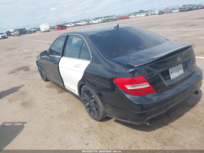 2013 Mercedes-benz C-klasse VIN WDDGF8AB8DR247415 IAAI salvage auction — FRONT END, Regular (South Dakota), sold $425 on 2026-07-28 (photo 3)