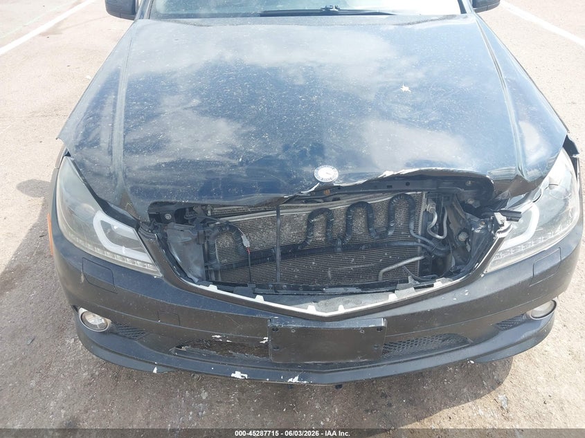 2013 Mercedes-benz C-klasse VIN WDDGF8AB8DR247415 IAAI salvage auction — FRONT END, Regular (South Dakota), sold $425 on 2026-07-28 (photo 6)