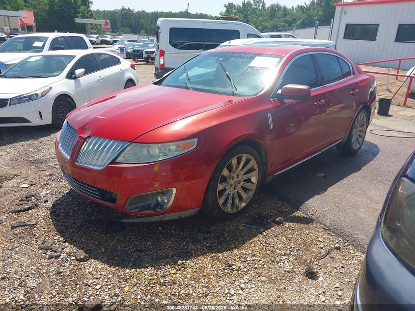 2009 Lincoln Mks VIN 1LNHM94R09G618388 IAAI salvage auction — NORMAL WEAR, Clear (Mississippi), sold $250 on 2026-07-18 (photo 2)