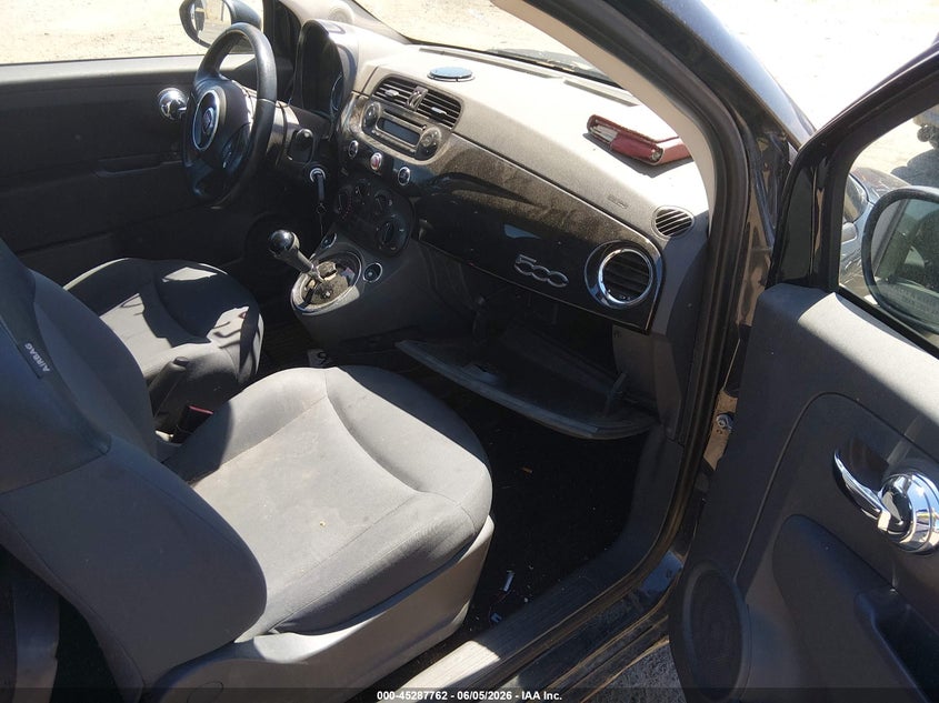2013 Fiat 500 VIN 3C3CFFAR8DT548501 IAAI salvage auction — NORMAL WEAR, Clear - Dealer Only (California), sold $325 on 2026-07-08 (photo 5)
