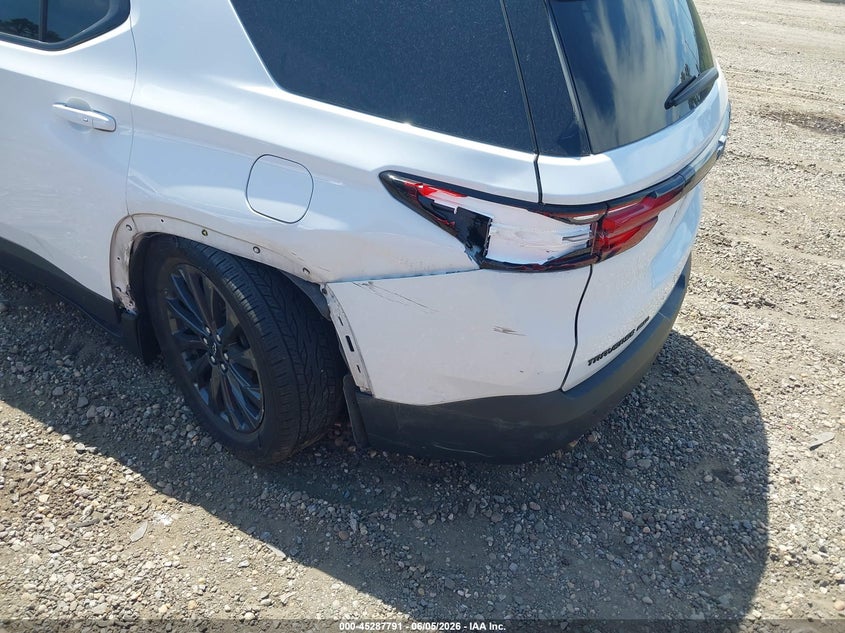 2022 Chevrolet Traverse VIN 1GNEVJKW7NJ129814 IAAI salvage auction — REAR END, Salvage Title, sold $7,200 on 2026-07-25 (photo 6)