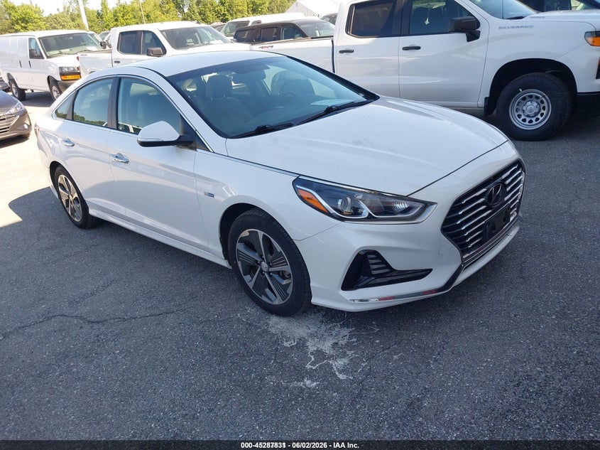 2019 Hyundai Sonata hybrid VIN KMHE14L29KA091396 IAAI salvage auction — NORMAL WEAR, Sf97 (Maryland), sold $50 on 2026-07-21 (photo 1)