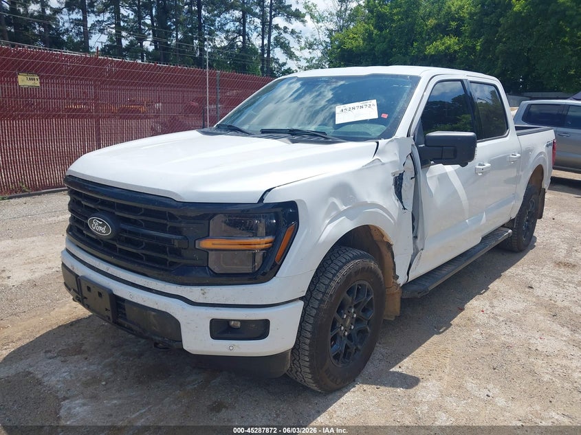 2025 Ford F-150 VIN 1FTFW3L5XSKD65617 IAAI salvage auction — LEFT FRONT, Salvage Title, sold $23,600 on 2026-07-30 (photo 2)
